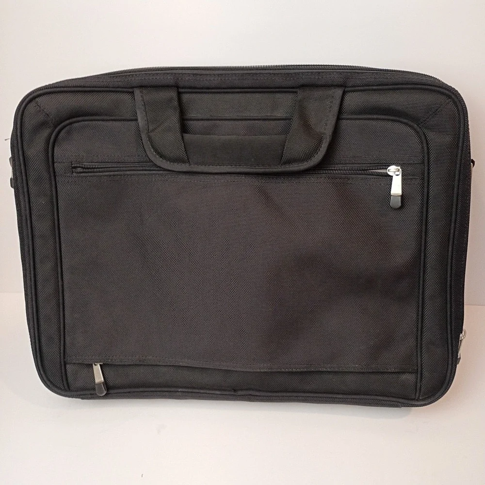Dell Laptop Briefcase Black Bag fits up to 15.6'' laptop